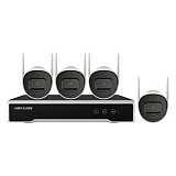 Hikvision Комлект из 4-х канального регистратора и 4 Wi-Fi камер 2Мп NK42W0H WIFI KIT (BULLET 2MPX)