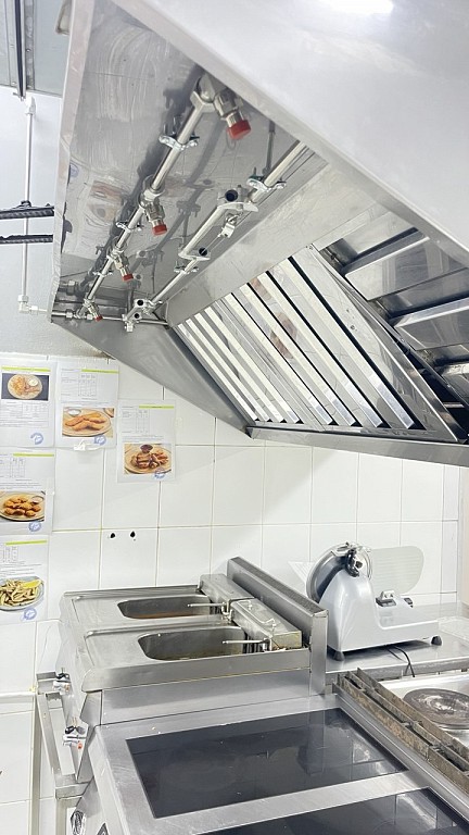 Instalare sistem antiincendiu cu gaz pentru bucatarie in restaurantul SALAT din Chisinau Instalare sistem antiincendiu cu gaz pentru bucatarie in restaurantul SALAT din Chisinau