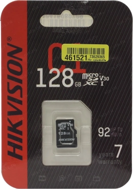 Hikvision HIKSTORAGE MICROSD CARD HS-TF-C1/128G