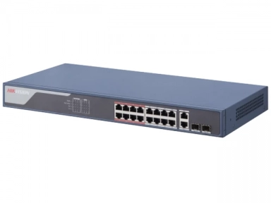 SMART Switch PoE 16 + 2 Uplink Hikvision DS-3E1318P-SI