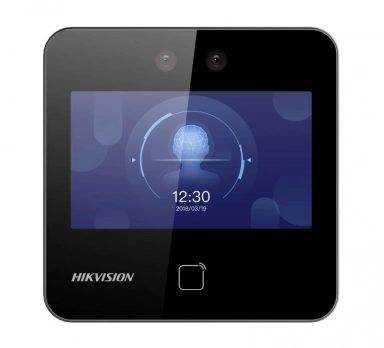 Hikvision DS-K1T343MX Биометрический терминал доступа и учета рабочего времени на базе Face Recognition и считывателем карт Mifare