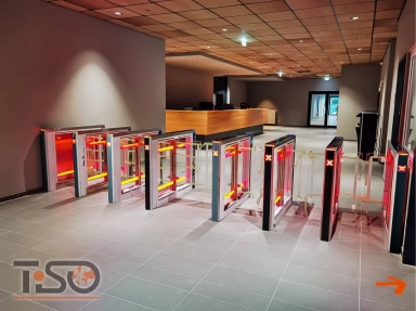 Turnichete Speed gates Tiso SWEEPER S-2-BM