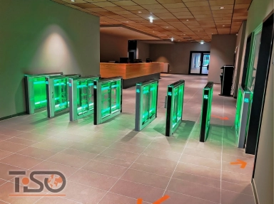 Turnichete Speed gates Tiso SWEEPER S-2-BM