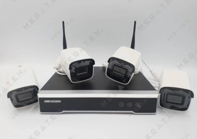 Hikvision set camere supraveghere NK44W0H WIFI KIT (BULLET 4MPX)