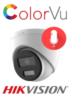 IP Камера видеонаблюдения Hikvision DS-2CD1357G0-LUF (COLORVU LITE DOME 5MPX 2.8 MM)