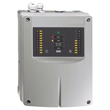 Schrack Seconet Smoke asp. unit ASD 535-3, 1 aspirating line, w/o detector, w/ smoke level indicator